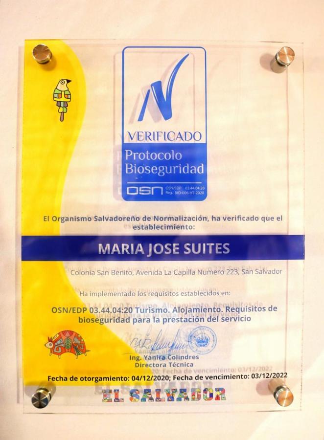 Maria Jose Suites ซานซัลวาดอร์ ภายนอก รูปภาพ